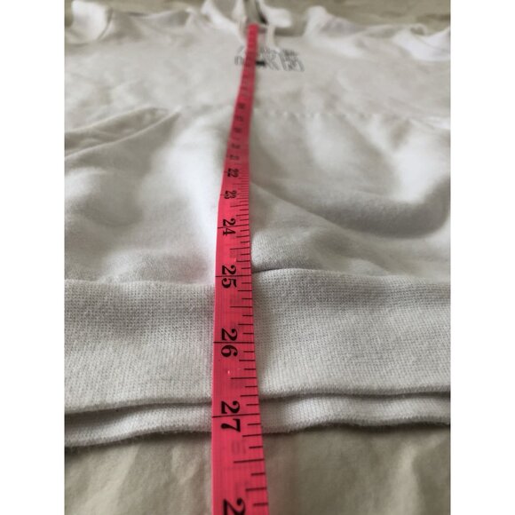 Air Jordan Logo Hoodie Sweatshirt Mens M White Basketball Athleisure Activewear - Picture 10 of 10